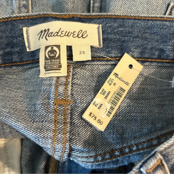 NWT MADEWELL Distressed Denim Mini Skirt - Picture 16 of 16